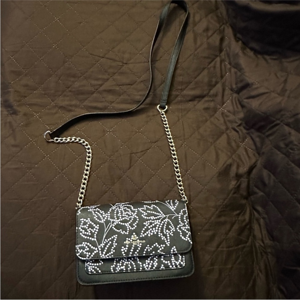 Karl Lagerfeld cross body bag NWOT - Picture 3 of 9